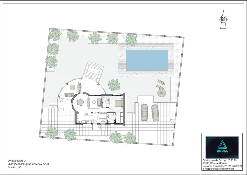plano completo de chalet